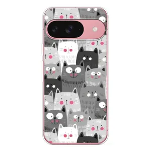 Чехлы с Котиками для Google Pixel 10 (VPrint) (Рисованные котики)