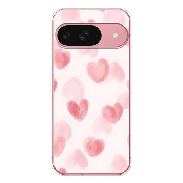 Чехол с принтом «Розовые сердечки» для Google Pixel 10