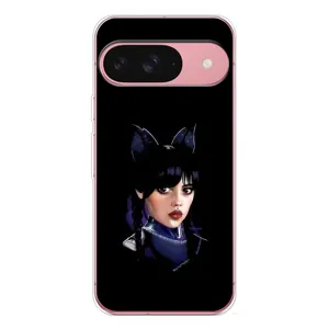 Чехлы Венсдей на Google Pixel 10 Уэнсдей (AlphaPrint) (серьезная Уэнздей)