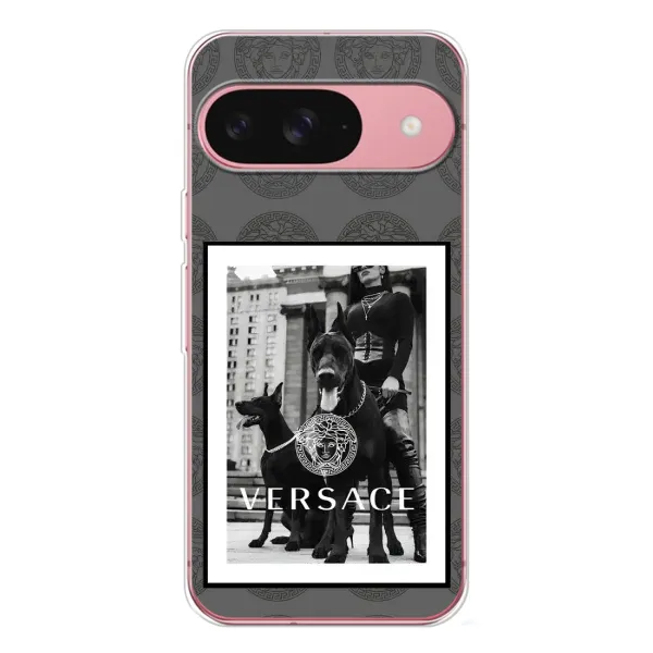 Чохол з принтом «Версаче» для Google Pixel 10