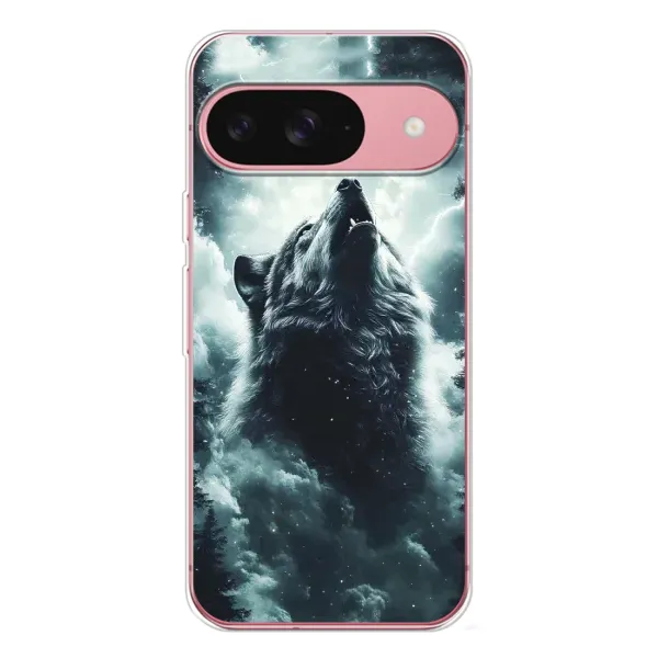 Чехол с принтом «Волк в облаках» для Google Pixel 10 Чехол с принтом «Волк в облаках» для Google Pixel 10