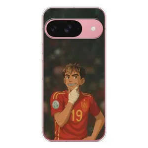 Чехол с футболистом Ламин Ямаль Google Pixel 10 (Ямаль аниме)