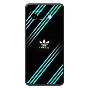 Чохли Адидас для Google Pixel 10a (AlphaPrint) (Адідас з полосами)