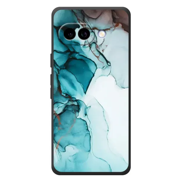 Чехол с принтом «Бирюзовый мрамор» для Google Pixel 10a Чехол с принтом «Бирюзовый мрамор» для Google Pixel 10a