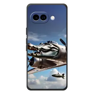 Чехол с мемом Тралалело тралала на Google Pixel 10a (Бомбардиро крокодило)