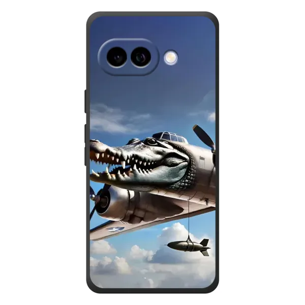 Чехол с принтом «Бомбардиро крокодило» для Google Pixel 10a