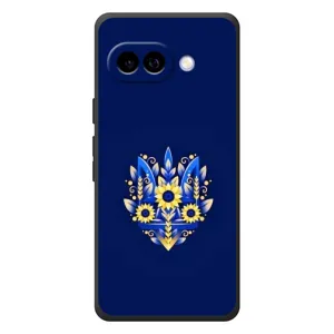 Чохли для Google Pixel 10a Укр. Символіка (AlphaPrint) (Квітковий Герб)