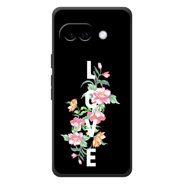 Чохол з принтом «Квіти LOVE» для Google Pixel 10a Чохол з принтом «Квіти LOVE» для Google Pixel 10a