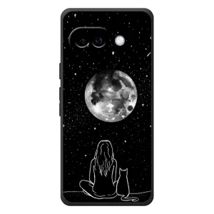 Чохол з малюнком кіт на Google Pixel 10a (Дівчина з котом)