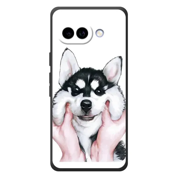Чохол з принтом «Радісний Хаскі» для Google Pixel 10a Чохол з принтом «Радісний Хаскі» для Google Pixel 10a