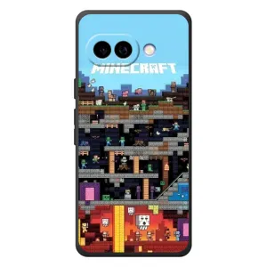 Чохол Майнкрафт на Google Pixel 10a (AlphaPrint) Minecraft (фон Minecraft)