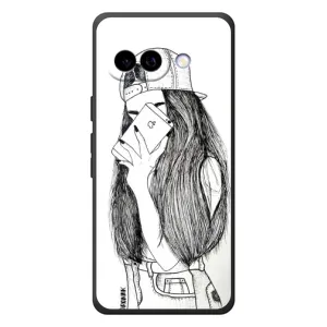 Чохол з друком для Google Pixel 10a - (Мода) (AlphaPrint) (Фото дівчини)