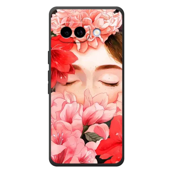 Чохол з принтом «Очі в квітах» для Google Pixel 10a Чохол з принтом «Очі в квітах» для Google Pixel 10a
