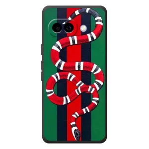 Чохли  GUCCI для Гугл Піксель 10а (AlphaPrint) (Gucci змія)