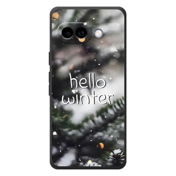 Чехол с принтом «Hello winter» для Google Pixel 10a