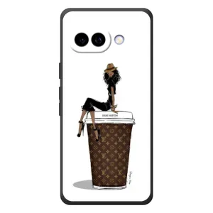 Чохли Луі Вітон для Google Pixel 10a (AlphaPrint - LOUIS VUITTON) (кава LOUIS VUITTON)