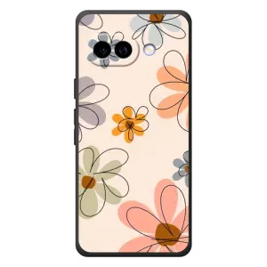 Чохол з принтом «Кольорові квіти» для Google Pixel 10a