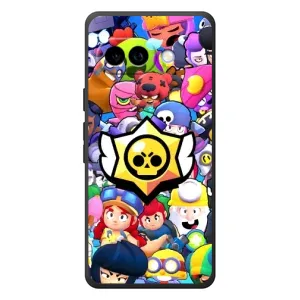 Чехол для Google Pixel 10a Бравл Старс (VPrint) (Лого Brawl Stars)