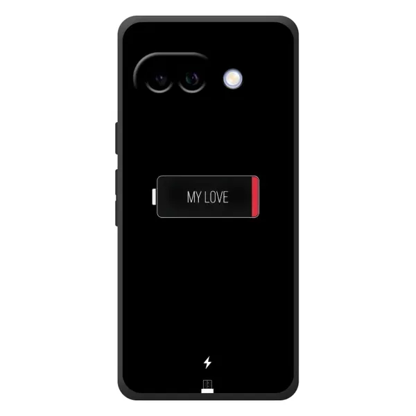 Чохол з принтом «Love battery» для Google Pixel 10a Чохол з принтом «Love battery» для Google Pixel 10a