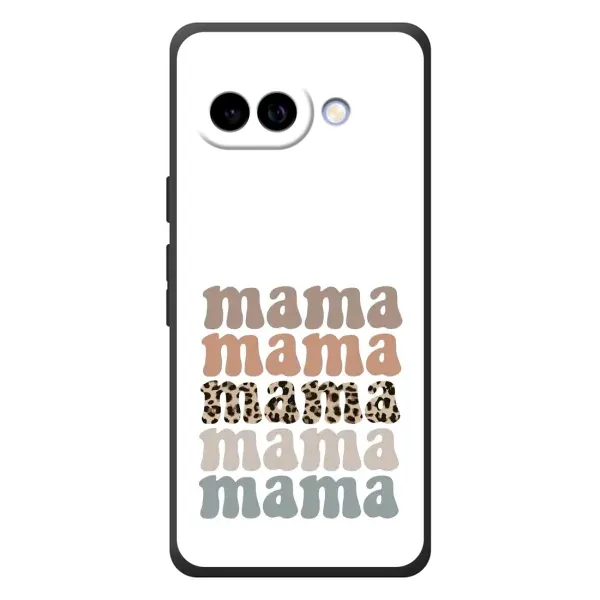 Чехол с принтом «Текстовый коллаж мама» для Google Pixel 10a Чехол с принтом «Текстовый коллаж мама» для Google Pixel 10a