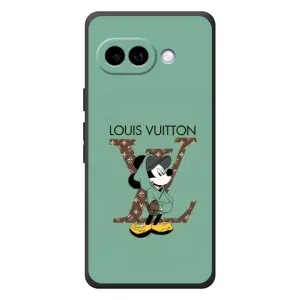 Чохли Луі Вітон для Google Pixel 10a (AlphaPrint - LOUIS VUITTON) (Міккі Маус LV)