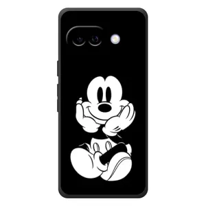 Міккі Маус чохол для Google Pixel 10a (AlphaPrint - Мультяшні) (Маус на чорному)