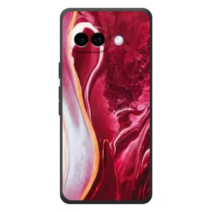 Чохол для Гугл Піксель 10а - з принтом (Дизайнерські) (AlphaPrint) (Мрамор червоний)