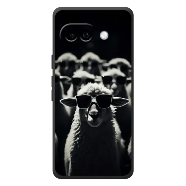 Чехол с принтом «Овечка в очках» для Google Pixel 10a