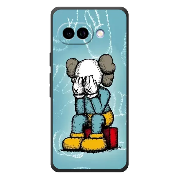 Чохол з принтом «Плач Bearbrick» для Google Pixel 10a