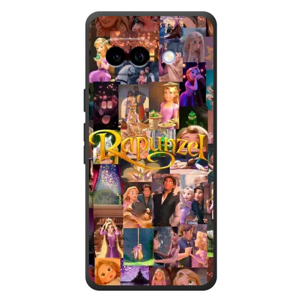 Чехол с принтом «Коллаж Рапунцель» для Google Pixel 10a