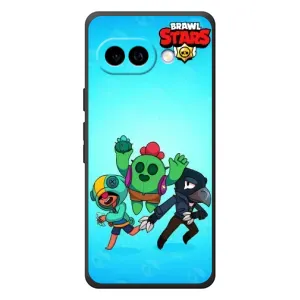 Чехлы Brawl Stars для Google Pixel 10a (AlphaPrint) (Тріо героїв)