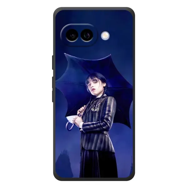 Чохол з принтом «Венздей з парасолькою» для Google Pixel 10a