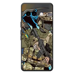 Чехлы с картинкой ЗСУ для Google Pixel 10a (AlphaPrint) (Воїн ЗСУ)