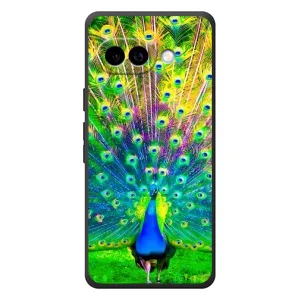 Чохол з пташками на Google Pixel 10a (VPrint) (Яскравий Павлин)
