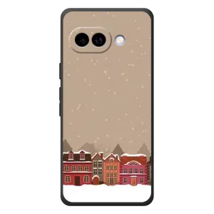 Новорічні, Святкові Чохли для Google Pixel 10a - 2024 год (Зимове місто)