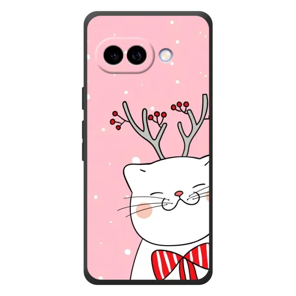 Чохол з принтом «Зимовий кіт» для Google Pixel 10a