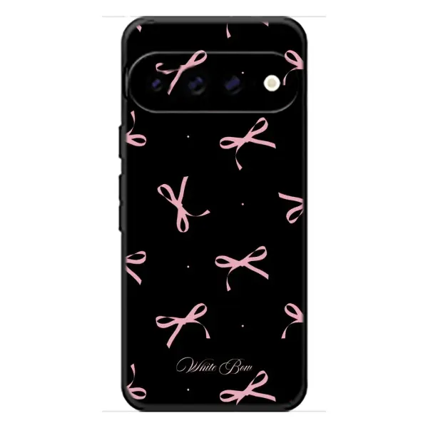 Чехол с принтом «Банты на черном» для Google Pixel 11 Pro XL Чехол с принтом «Банты на черном» для Google Pixel 11 Pro XL