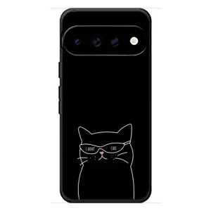 Чехол с рисунком кот на Google Pixel 11 Pro XL (Равнодушный кот)