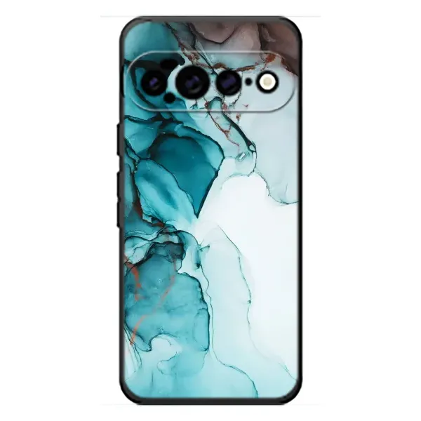 Чехол с принтом «Бирюзовый мрамор» для Google Pixel 11 Pro XL