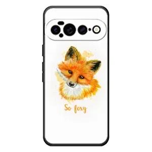Чехлы с картинкой Лисички для Google Pixel 11 Pro XL (VPrint) (Девочка Лиса)