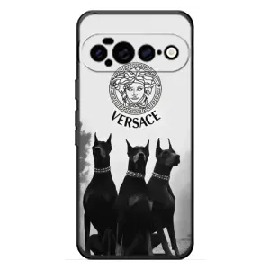 Чехлы VERSACE для Гугл Пиксель 11 Про ХЛ (PREMIUMPrint) (Доберман Версаче)