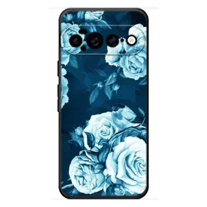 Чехлы (ART) Цветы на Google Pixel 11 Pro XL (VPrint) (Голубые Бутоны)
