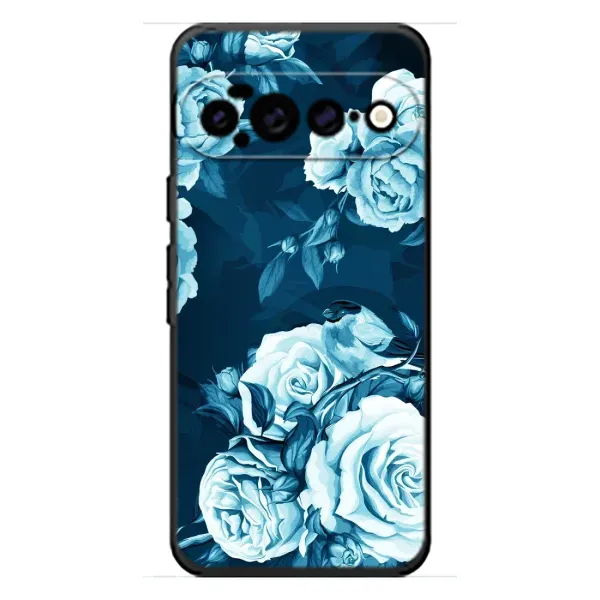 Чехол с принтом «Голубые Бутоны» для Google Pixel 11 Pro XL Чехол с принтом «Голубые Бутоны» для Google Pixel 11 Pro XL