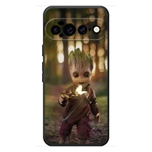 Чехол МАРВЕЛ для Гугл Пиксель 11 Про ХЛ (AlphaPrint) (I am Groot)