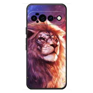 Чехол со Львом для Google Pixel 11 Pro XL (VPrint) (Красочный Лев)