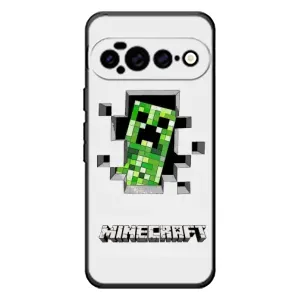 Чехол Майнкрафт на Google Pixel 11 Pro XL (AlphaPrint) Minecraft (крипер Майнкрафт)