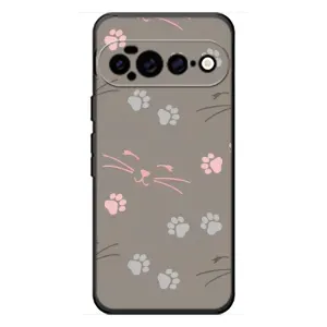 Чехол с рисунком кот на Google Pixel 11 Pro XL (Лапы и усы)