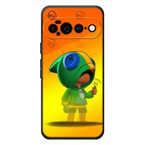Чехол для Google Pixel 11 Pro XL Бравл Старс (VPrint) (Мальчик Леон)