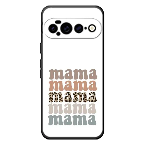 Чехол с принтом «Текстовый коллаж мама» для Google Pixel 11 Pro XL