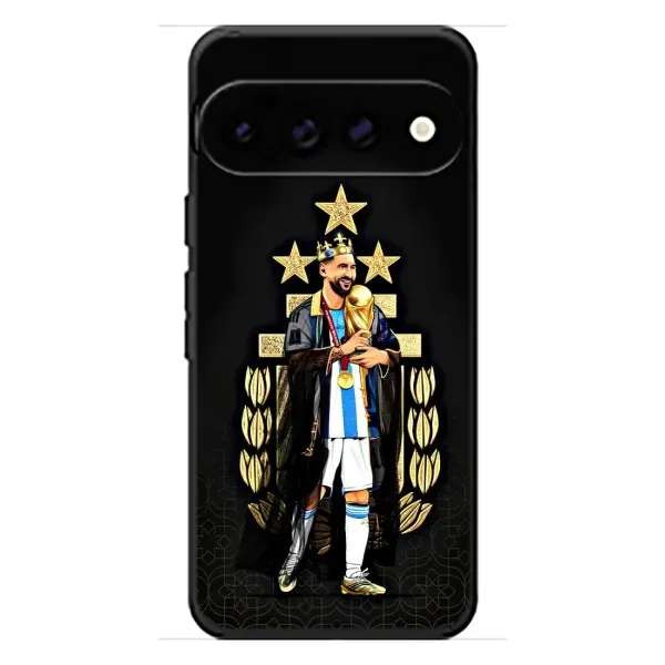 Чехол с принтом «Месси Король» для Google Pixel 11 Pro XL Чехол с принтом «Месси Король» для Google Pixel 11 Pro XL